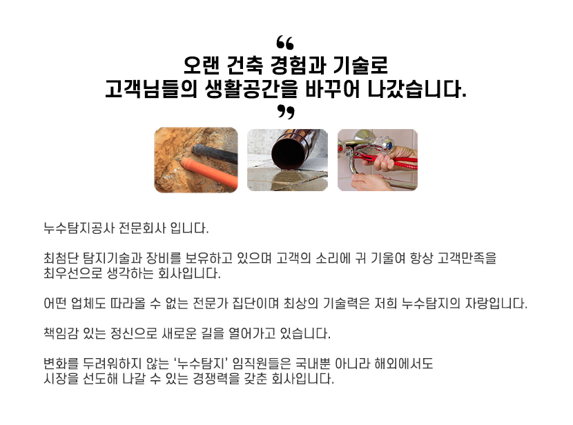 부안누수탐지